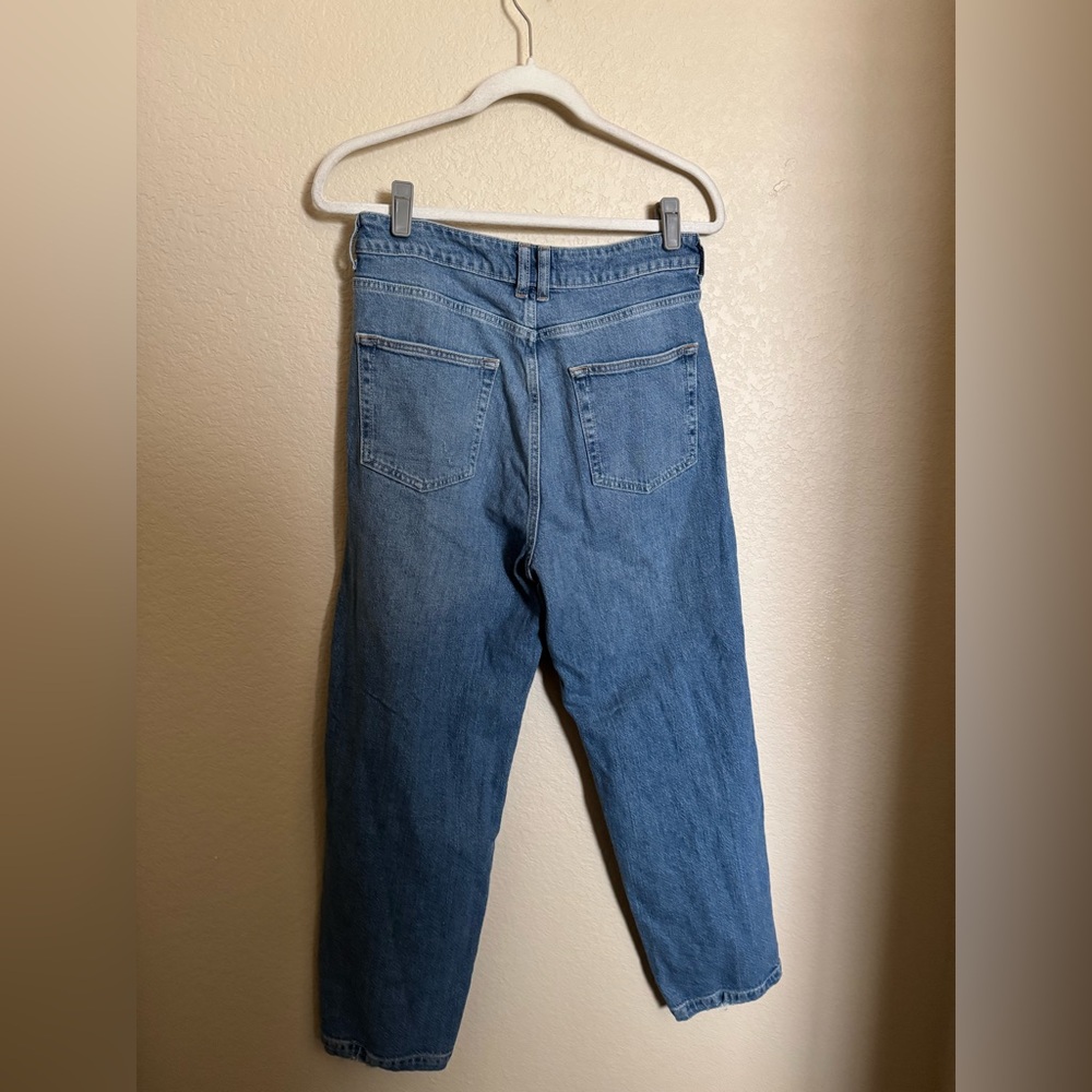 PILCRO reworked high rise tapered jeans size 29 in blue barrel‎ balloon - Picture 7 of 9